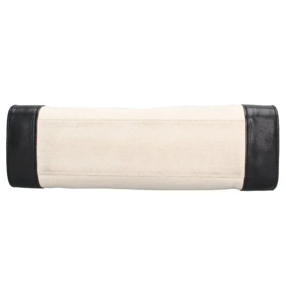 Saint Laurent Paris Thin Large Sac De Jour Canvas Tote Bag - Picture 4 of 5